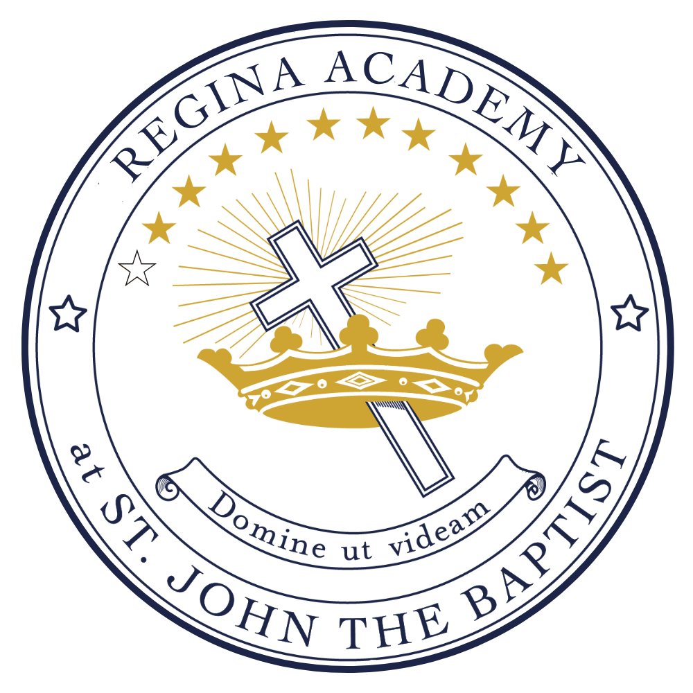 Mothers of the Regina Academy at St. John the Baptist Bible Study - logo